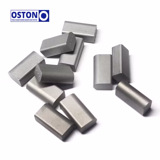 Material original Inserções de carboneto de tungstênio Placa de arado de neve Borda de corte para tratores compactos